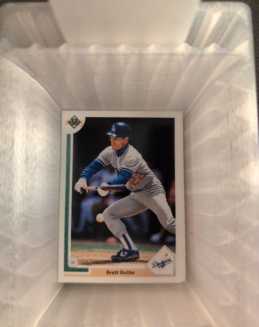1991 Upper Deck #352 Brett Butler — front