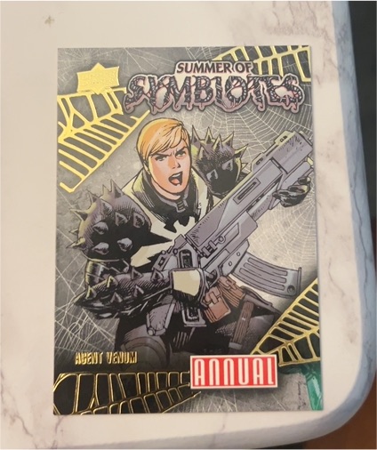 2023-24 Upper Deck Marvel Annual #SY-5 Agent Venom Summer of Symbiotes — front