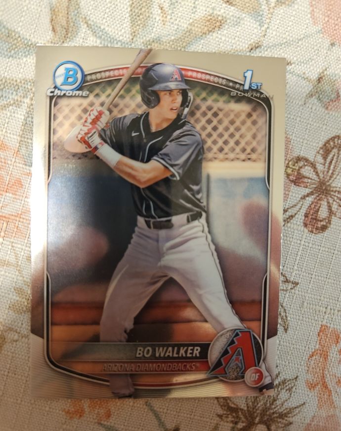 2025 Bowman Chrome Prospects #BCP-92 Bo Walker — front