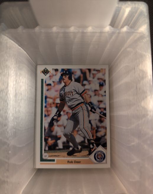 1991 Upper Deck #726 Rob Deer — front