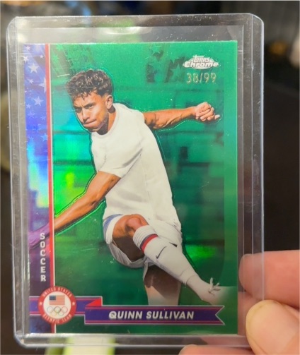 2024 Topps Chrome Olympics #98 Quinn Sullivan — front