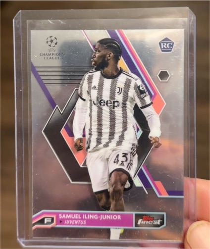 2022-23 Topps Finest UEFA #58 Samuel Iling-Junior — front