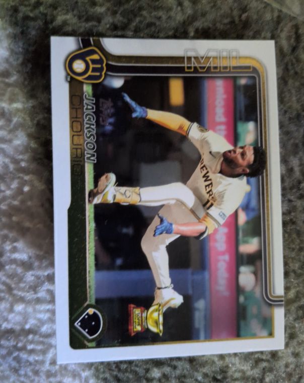 2025 Topps Series 2 #376 Jackson Chourio — front
