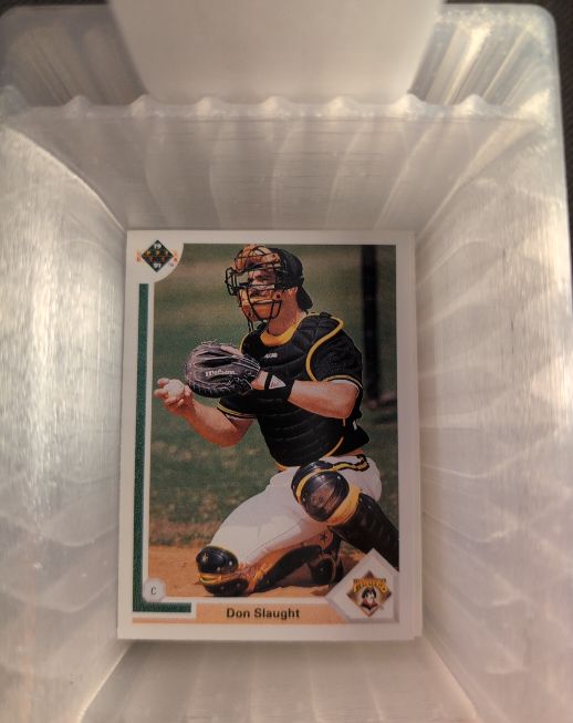 1991 Upper Deck #181 Don Slaught — front