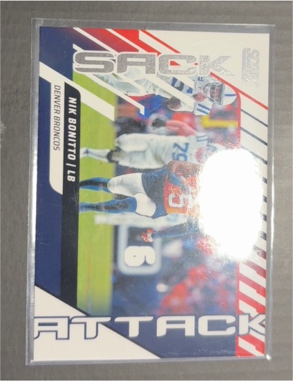 2025 Panini Score Sack Attack #1 Nik Bonitto — front