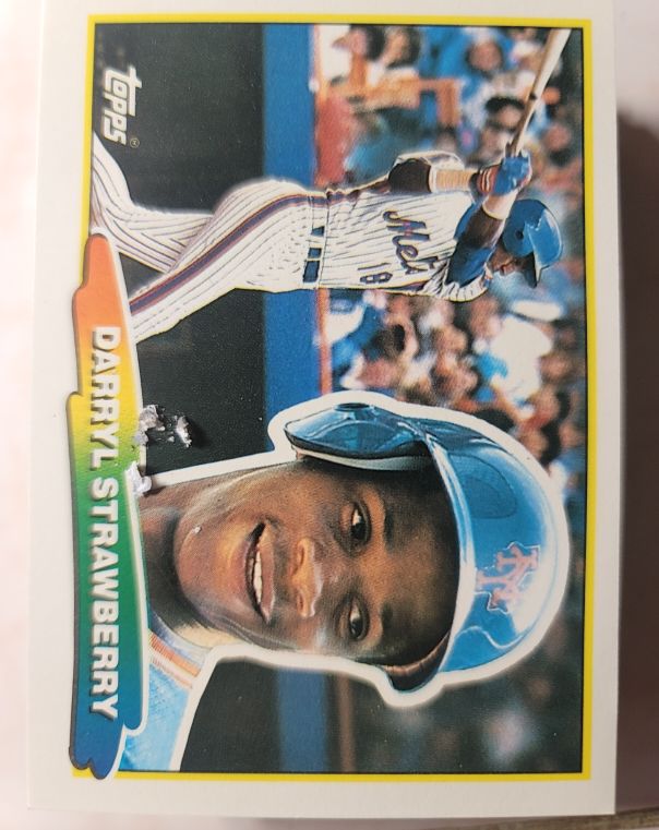 1988 Topps Big #253 Darryl Strawberry — front
