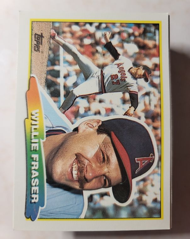 1988 Topps Big #183 Willie Fraser — front