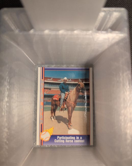 1991 Pacific #108 Nolan Ryan Participating in a Cutting Horse Contest — front