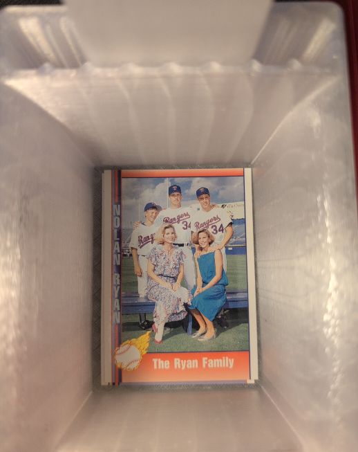 1991 Pacific #107 Nolan Ryan The Ryan Family — front