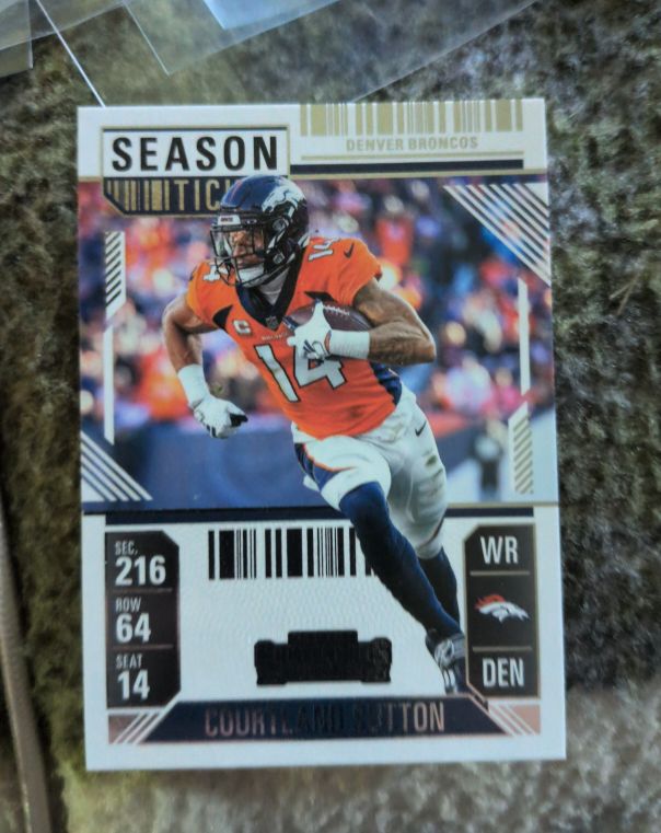 2024 Panini Contenders Season Ticket #28 Courtland Sutton — front