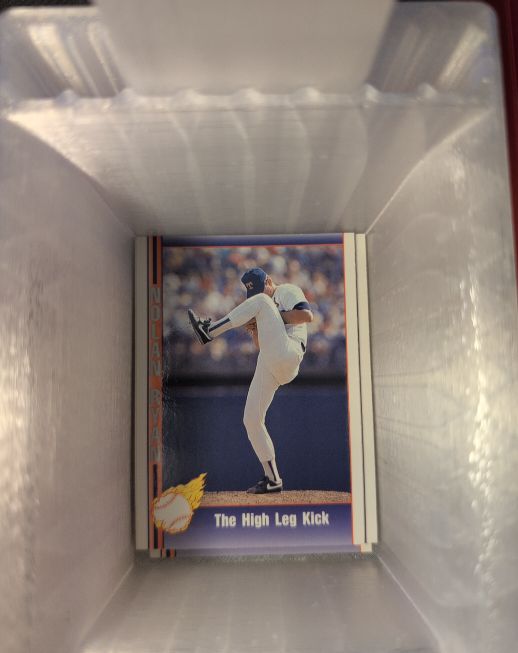 1991 Pacific Nolan Ryan Texas Express #95 The High Leg Kick — front