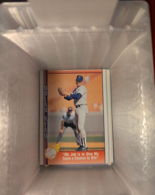 1991 Pacific Trading Company #86 Nolan Ryan My Job is to Give My Team a Chance to Win — front