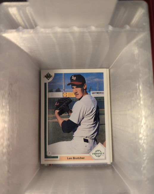 1991 Upper Deck #75 Len Brutcher Rookie RC — front