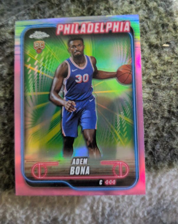 2024-25 Topps Chrome #183 Adem Bona — front