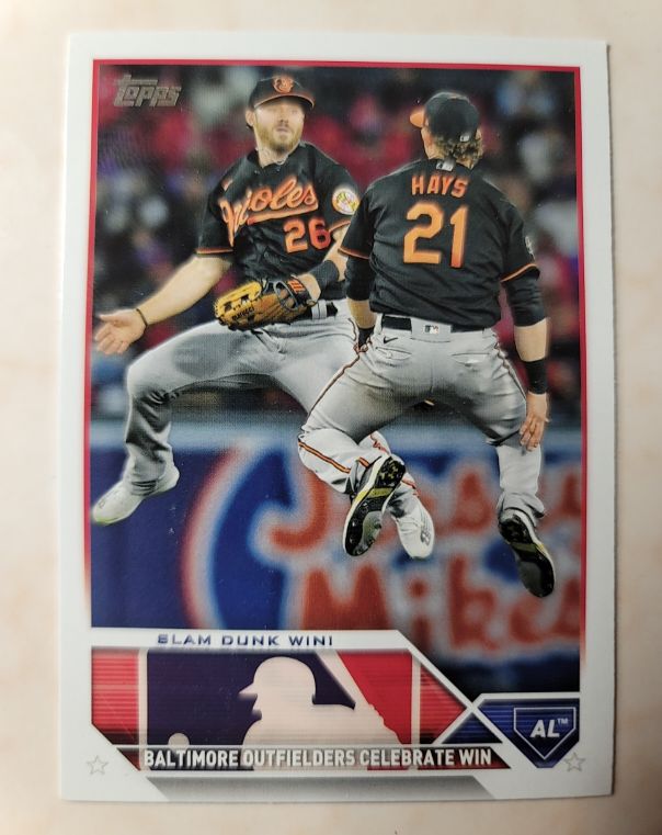 2023 Topps Series 2 #499 Slam Dunk Win! Baltimore Orioles — front