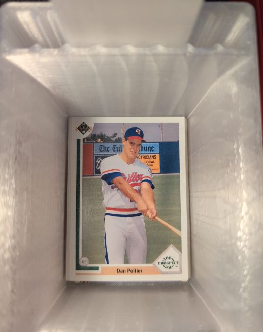 1991 Upper Deck Top Prospect #69 Dan Peltier — front
