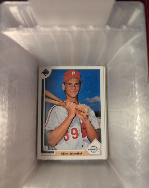 1991 Upper Deck #67 Mike Lieberthal — front