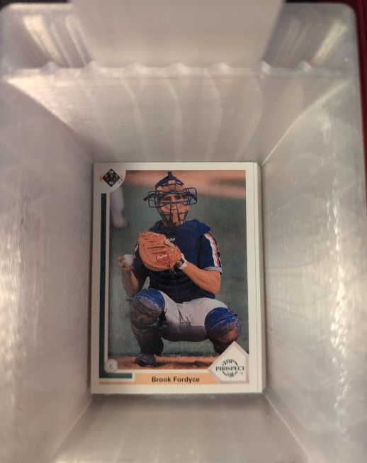 1991 Upper Deck #64 Brook Fordyce Rookie Card — front