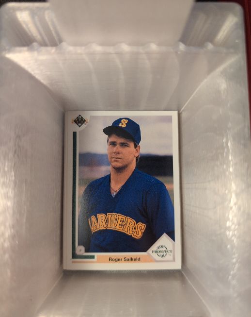 1991 Upper Deck #63 Roger Salkeld — front