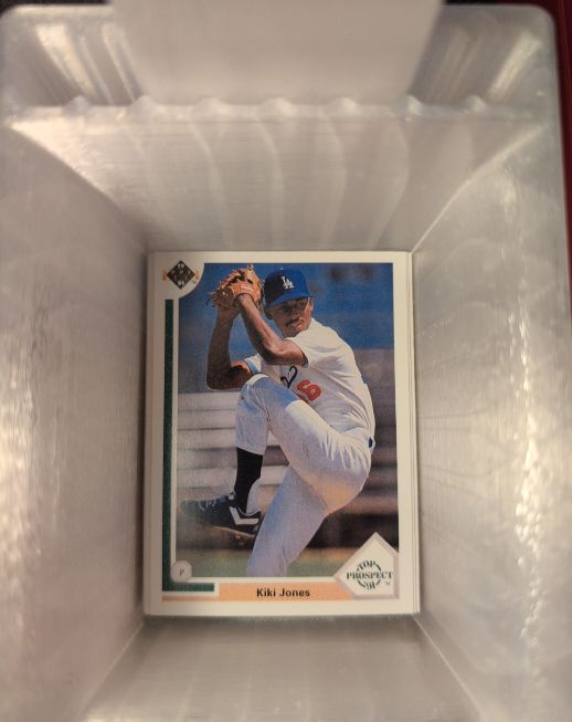 1991 Upper Deck Top Prospect #P Kiki Jones — front