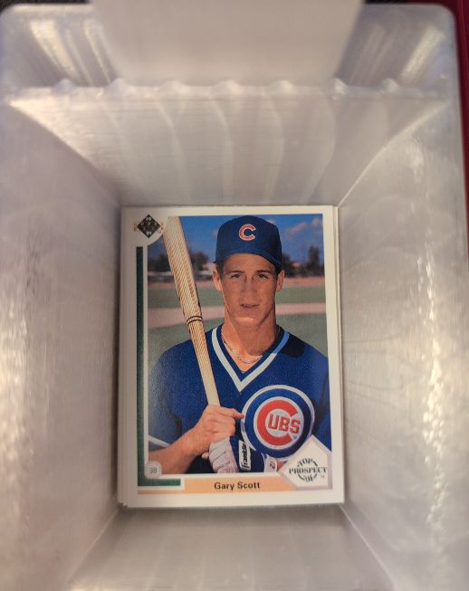 1991 Upper Deck Top Prospect #58 Gary Scott — front