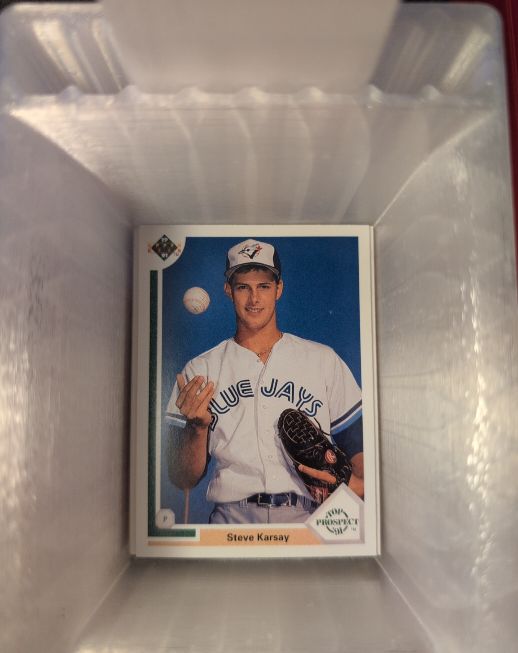 1991 Upper Deck #54 Steve Karsay — front