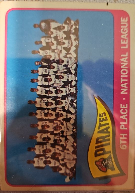 1965 Topps #209 Pittsburgh Pirates — front