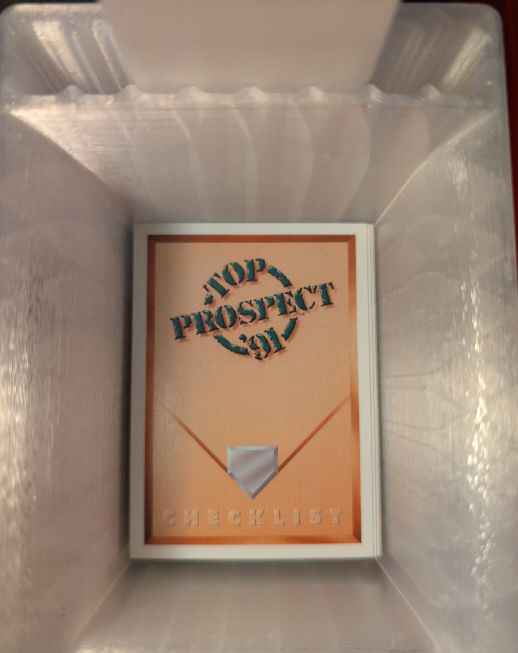 1991 Upper Deck #50 Top Prospect Checklist — front