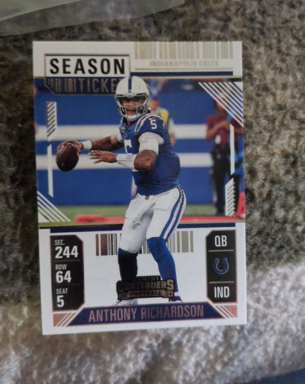 2024 Panini Contenders Season Ticket #42 Anthony Richardson — front