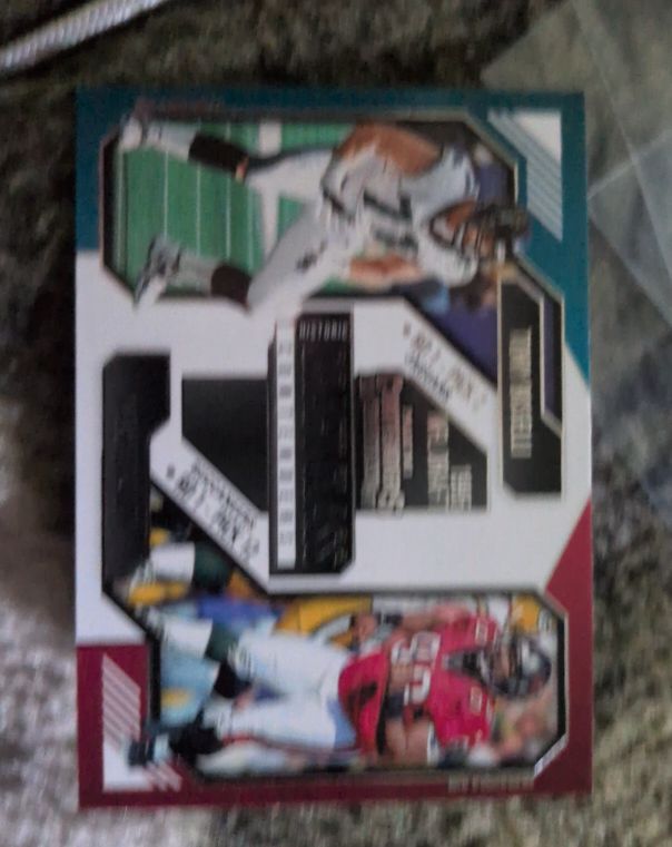 2024 Panini Contenders Historic Draft Class Red #8 Al Toon / Andre Reed — front