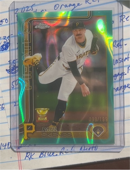 2025 Topps Chrome #300 Paul Skenes — front