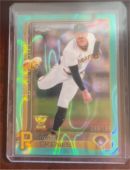 2025 Topps Chrome #099 Paul Skenes — front