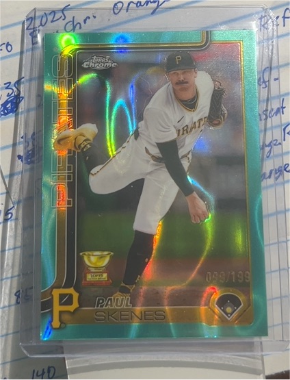 2025 Topps Chrome #300 Paul Skenes — front
