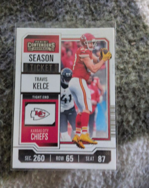 2023 Panini Contenders Season Ticket #52 Travis Kelce — front
