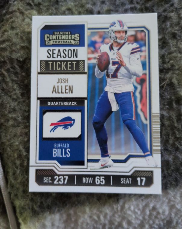 2023 Panini Contenders #11 Josh Allen Buffalo Bills — front