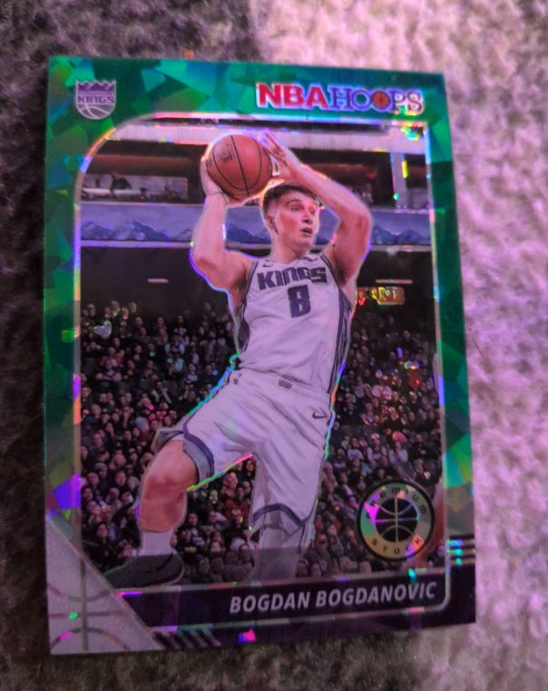 2019-20 Panini NBA Hoops Premium Stock #168 Bogdan Bogdanovic — front