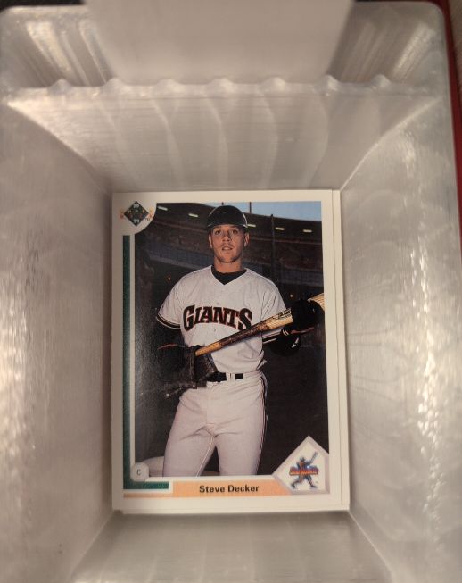 1991 Upper Deck #25 Steve Decker — front