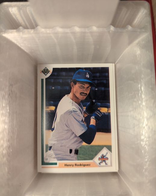 1991 Upper Deck #21 Henry Rodriguez — front