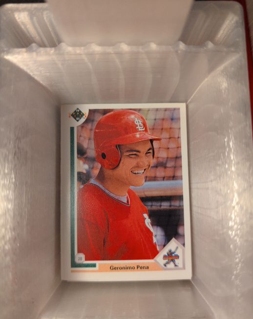 1991 Upper Deck #20 Geronimo Pena — front