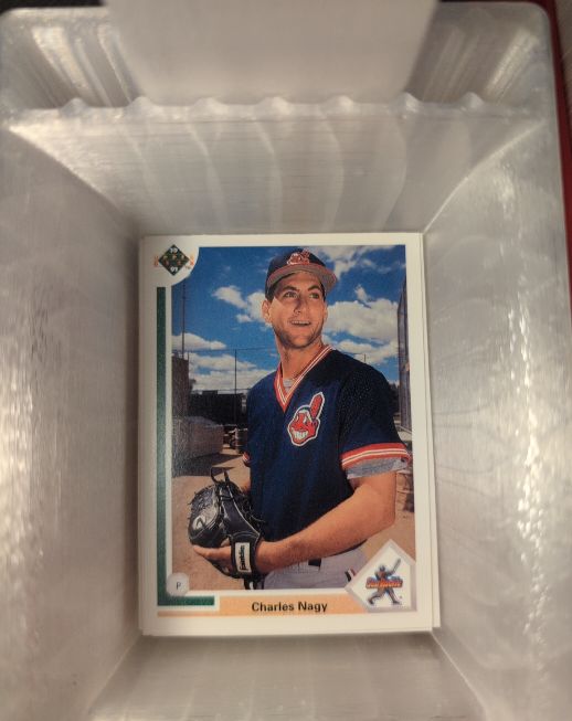 1991 Upper Deck #19 Charles Nagy — front