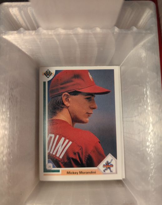 1991 Upper Deck #18 Mickey Morandini — front