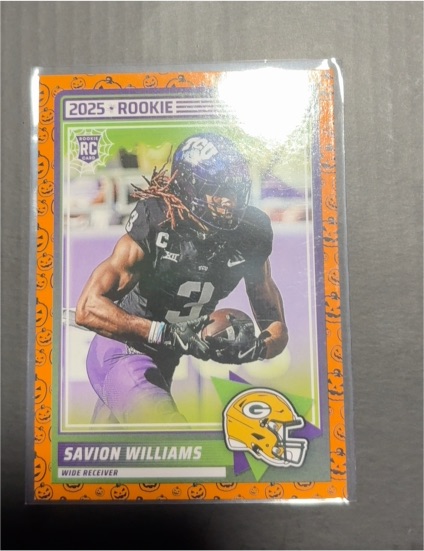 2025 Panini Score A Treat #54 Savion Williams — front