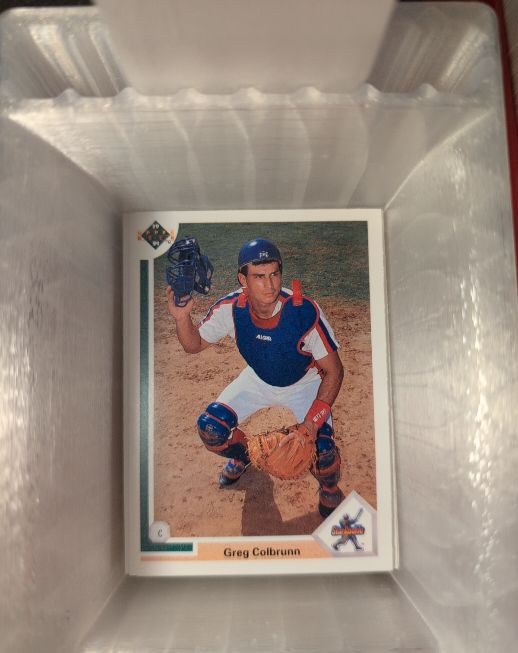 1991 Upper Deck #15 Greg Colbrunn — front