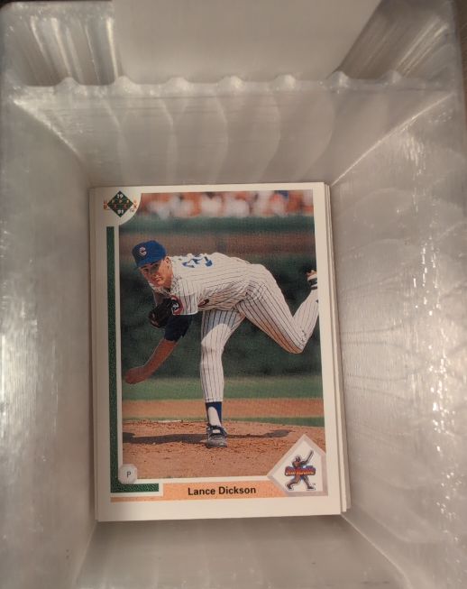 1991 Upper Deck #9 Lance Dickson — front