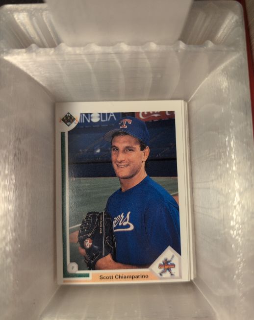 1991 Upper Deck #8 Scott Chiamparino — front