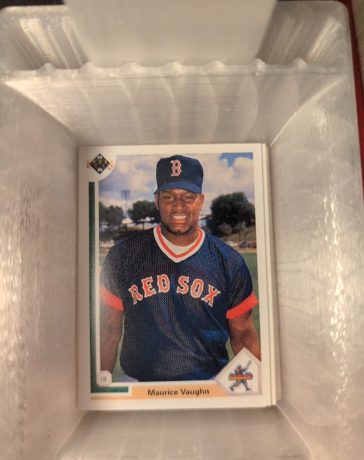 1991 Upper Deck #5 Maurice Vaughn — front