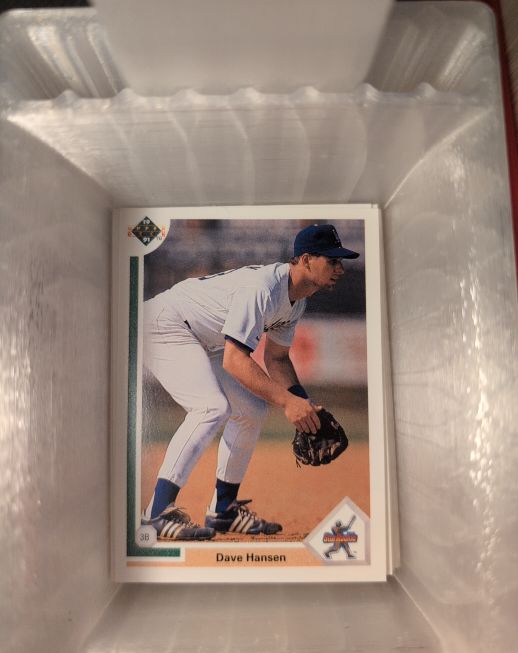 1991 Upper Deck - Star Rookie #4 Dave Hansen — front