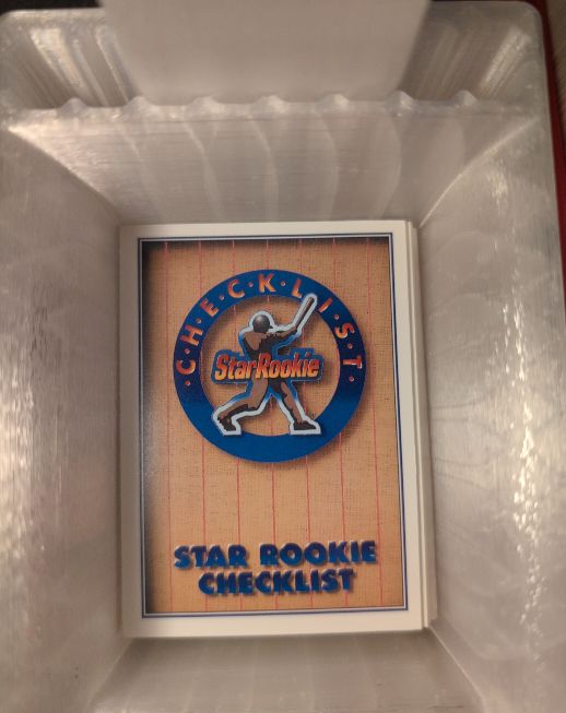 1991 Upper Deck #1 Star Rookie Checklist — front