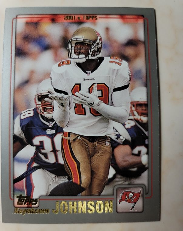 2001 Topps #98 Keyshawn Johnson — front