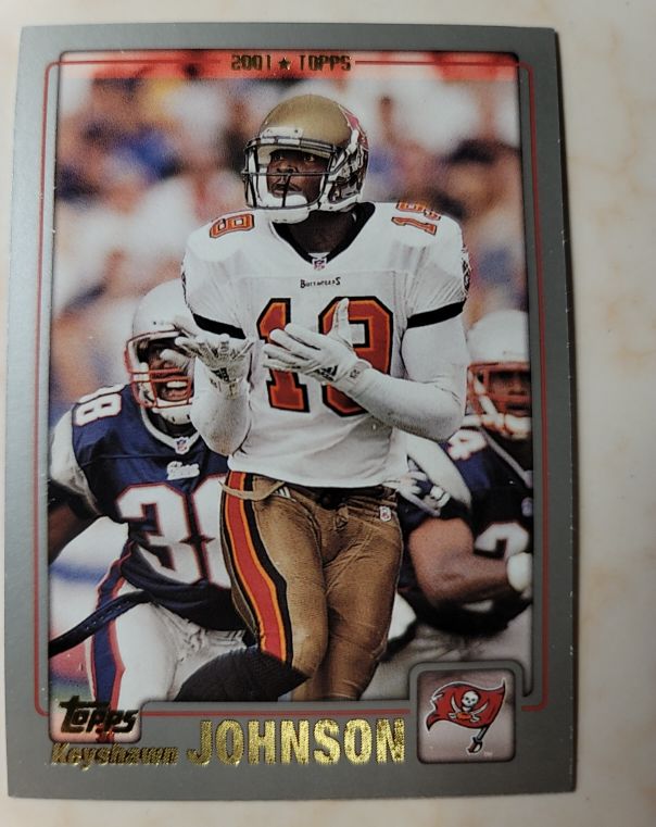 2001 Topps #98 Keyshawn Johnson — front